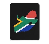 Alfombrilla de ratón con diseño de mapa de la bandera de Sudáfrica, alfombrilla antideslizante para teclado y laptop, protectores de escritorio de 7 x 8.5 8 x 10 10 x 12 pulgadas