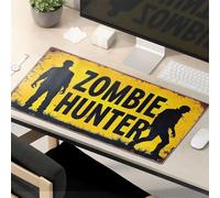 Alfombrilla de ratón con diseño divertido de cazador de zombies: la guía definitiva, alfombrilla de ratón grande