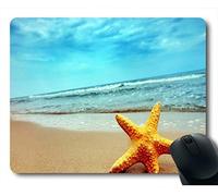 Alfombrilla de ratón con Estrellas de mar en Beach Story Neopreno Caucho estándar PM059