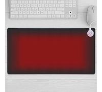 Alfombrilla de ratón con función de calefacción, Sylanda PVC 80 x 33 cm, resistente al agua, con 3 niveles de calor, control de 40 - 50 ℃, para escritorio, invierno, regalo para hombre y niña