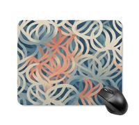 Alfombrilla de ratón con patrones de color coral, alfombrilla de ratón para juegos, bonita alfombrilla de mouse para escritorio para mujer, alfombrilla de mouse grande para escritorio, alfombrilla de