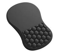 Alfombrilla De Ratón Con Reposamuñecas | Almohadilla Ergonómica De Espuma Con Memoria Antideslizante | Alfombrilla Ordenador Para Mesa De Trabajo - Para Comodidad En PC, Portátil, Escritorio Y