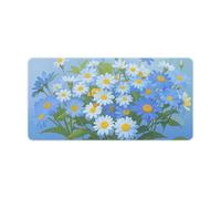 Alfombrilla de ratón con texto en inglés "Do Not Forget Me", alfombrilla de mouse grande para computadora portátil con bordes cosidos, antideslizante, protector de escritorio para oficina, almohadilla