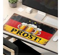 Alfombrilla de ratón con texto en inglés "Work Funny Cheers To German Beer!" Alfombrilla de ratón divertida para oficina