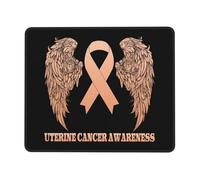 Alfombrilla De Raton Concientización sobre El Cáncer De Útero Y La Personalidad Cuadradada Superficie Antipolvere Alfombrillas con Base De Goma Mouse Pad para Home Office Pc Oficina L