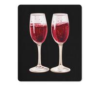 Alfombrilla De Raton Copas De Champán Y Vino Tinto Alfombrillas Impermeable Mouse Pad Superficie Antipolvere Mousepad para Oficina Pc Home Office S