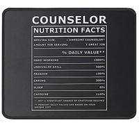 Alfombrilla De Ratón Counselor Nutritional Funny Inspirational and Motivational Tapete Escritorio Multifuncional Alfombra Raton Protector Mouse Pad para Trabajo Pc Oficina 25X30CM