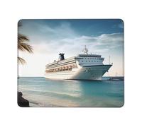 Alfombrilla De Ratón Crucero Costero 25X30Cm Portátil Alfombrilla para Ratón Pequeña Tappetino per Mouse para Ordenador Computadora