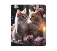 Alfombrilla de ratón cuadrada impermeable para juegos con base de goma antideslizante, bonita alfombrilla de ratón de gato, alfombrilla de mouse para computadora portátil, alfombrilla de escritorio