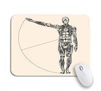 Alfombrilla De Ratón Cuerpo Proporción Humana Ideal Que Rige El Universo Haciendo Alfombrilla Para Computadora Personalizada Alfombrilla Raton, Para Ordenador, Hogar, 25 x 30cm