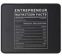 Alfombrilla De Raton Dato Nutricional del Emprendedor Mousepad con Base De Goma Mouse Pad Impermeable Alfombrilla Ratón para Hogar Oficina Pc XL