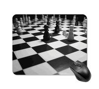 Alfombrilla de ratón de ajedrez blanco y negro para juegos, alfombrilla de mouse para juegos, bonita alfombrilla de mouse para escritorio para mujer, alfombrilla de mouse grande para escritorio