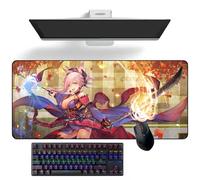 Alfombrilla de ratón de anime Fate/Grand Order Miyamoto Musashi Anime Alfombrilla de escritorio Alfombrilla de teclado Alfombrilla de ratón grande Alfombrilla de ratón de goma