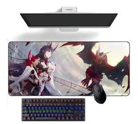 Alfombrilla de ratón de anime Honkai Impact 3rd Raiden Mei, alfombrilla de escritorio de anime, alfombrilla de teclado grande de goma