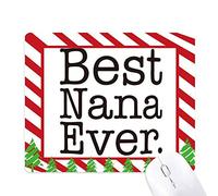 Alfombrilla de ratón de bambú con diseño de árbol de pino verde