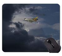 Alfombrilla de ratón de Caucho Natural, C Lockheed Martin F 35 Aviones Fuerza aérea Base Antideslizante de Goma Base Mousepad