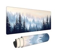 Alfombrilla de ratón de Gran - 1000x500x3mm - Bosque Mouse Pad Gaming XXL - paisajes Alfombrilla Escritorio Precisión y Velocidad en Juegos - Antideslizante - Bordes Cosidos LJ-1669