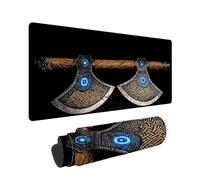 Alfombrilla de ratón de Gran - 1000x500x3mm - Moderno Mouse Pad Gaming XXL - Negro Alfombrilla Escritorio Precisión y Velocidad en Juegos - Antideslizante, Bordes Cosidos - Resistente al Agua -35833