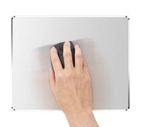 Alfombrilla de ratón de Metal Macizo, Superficie oxidada con de CNC, Alfombrilla de ratón de precisión Duradera, Almohadilla de Seguimiento Suave, Accesorio ergonómico para estación de