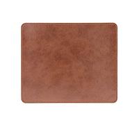 Alfombrilla de ratón de piel con base de goma antideslizante para ordenador portátil, PC, diseño de personalidad, alfombrilla de ratón para juegos, 9.45 x 7.87 pulgadas (Leahter Mouse Pad-Café, 9.45 x