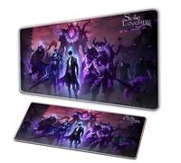 Alfombrilla de ratón de un solo nivel, XXL animemousepad, no slip basemousepad, stitched edges, soft and waterproof, single-layer leveling gaming mousepad, office and gaming PC (F, 31,5 x 11,8 in)
