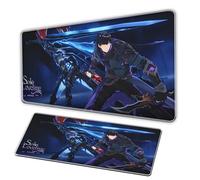 Alfombrilla de ratón de un solo nivel, XXL animemousepad, no slip basemousepad, stitched edges, soft and waterproof, single-layer leveling gaming mousepad, office and gaming PC (D, 31,5 x 11,8 in)