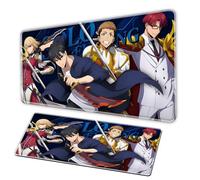 Alfombrilla de ratón de un solo nivel, XXL animemousepad, no slip basemousepad, stitched edges, soft and waterproof, single-layer leveling gaming mousepad, office and gaming PC (G, 31,5 x 11,8 in)