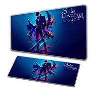 Alfombrilla de ratón de un solo nivel, XXL animemousepad, no slip basemousepad, stitched edges, soft and waterproof, single-layer leveling gaming mousepad, office and gaming PC (A, 31,5 x 15,7 in)