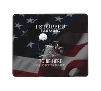 Alfombrilla De Ratón Dejé De Cultivar para Estar Aquí, Así Que Más Vale Que Esto Sea Bueno. Alfombrilla De Ratón Rectangular Duraderos Antideslizante Mouse Pad, para Oficina, Ordenador, 25x30cm