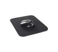 Alfombrilla de ratón DELTACO, goma recubierta de tela, 6 mm, negra (KB-1S)_Goma/Negro_Regalo sorpresa