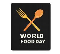 Alfombrilla De Raton Día Mundial De La Alimentación Alfombrilla Ratón con Base De Goma Alfombrillas Gaming Alfombrillas Cuadradada para Oficina Hogar Home Office XL