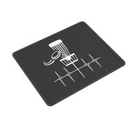 Alfombrilla De Raton Disco Golf con Latidos del Corazón Mousepad con Base De Goma Alfombrillas Cuadradada Superficie Antipolvere Mouse Pad para Oficina Pc Home Office L