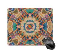 Alfombrilla De Ratón Diseño Tradicional Colorido De Oriente Medio Alfombrilla Ratón Ordenador Cómoda Mouse Pad Pequeña, para Oficina, Ordenador, 25x30cm