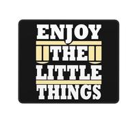 Alfombrilla De Ratón Disfruta De Las Pequeñas Cosas Tapete Escritorio Accesorio Escritorio Impermeable Protector Escritorio para Escritorio Ordenador Ordenadores Juegos 25X30Cm