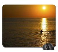 Alfombrilla De Ratón, Diversión Chicas Mar Paisaje Marino Junto Al Mar Verano Sol Atardecer Tapete De Juego Antideslizante Gaming Mouse Pad Professional Alfombrilla Gaming para Oficina 25X30Cm