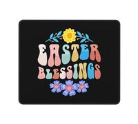 Alfombrilla De Ratón Easter Blessings Mousepad Duraderos Mouse Pad Antideslizamiento Tapete Escritorio para Ordenador Pc Trabajo 25X30CM