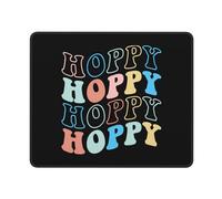 Alfombrilla De Ratón Easter Hoppy Hoppy Hoppy Tapete Escritorio Duraderos Alfombra Raton Multifuncional Mousepad para Oficina Trabajo Pc 25X30CM