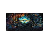 Alfombrilla de ratón El despertar del tercer ojo impermeable 30x60cm con base antideslizante y borde cosido para juegos oficina y trabajo