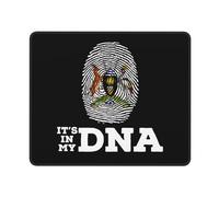 Alfombrilla De Ratón El Escudo De Armas De Uganda Está En Mi ADN Alfombra Escritorio Impermeable Mousepad con Base De Goma Antideslizante Alfombrilla Escritorio para Oficina Pc Hogar 25X30Cm