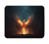 Alfombrilla De Ratón El Mítico Fénix Resurgiendo del Fuego 25X30Cm Antipolvere Alfombrilla Base De Goma Mouse Pad para Pc Ordenador