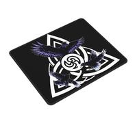 Alfombrilla De Ratón El Nudo Morrigan Triple Diosa Pájaro Alfombrilla para Ratón De Oficina Cómoda Personalizada Mouse Pad, para Portátil, Ordenador, Oficina, 25x30cm
