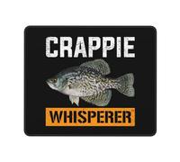 Alfombrilla De Ratón El Susurrador De Mojarras, Pesca De Mojarras 25X30Cm Base De Goma Alfombrilla para Ratón Bordes Cosidos Mousepad para Juego Hogar