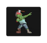 Alfombrilla De Ratón El Zombi Baila Claqué con Un Machete En La Cabeza Protector Escritorio Lavable Alfombrilla De Ratón para Juegos Alfombrilla De Ratón para Hogar Oficina Computadora 25X30Cm