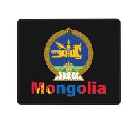 Alfombrilla De Raton Emblema Nacional De Mongolia Mongol Alfombrillas Cuadradada Portátil Alfombrillas Antideslizante Alfombrilla Ratón para Computadora Hogar Oficina L