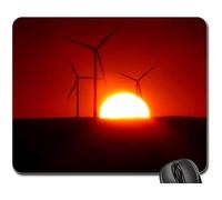 Alfombrilla De Ratón, Energía Eólica Windrader Energías Renovables Energía Alfombrilla Gaming Antideslizante Gaming Mouse Pad Professional Mousepad para Ratón Oficina 25X30Cm
