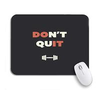 Alfombrilla De Ratón Entrenamiento No Te Rindas Hazlo Lema Inspirador Que Dice Antideslizante Mouse Pad Duraderos Alfombrilla para Ratón Gaming, para Oficina, Hogar, 25 x 30cm