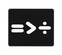 Alfombrilla De Ratón Equality Is Greater Than Division Tapete Escritorio Multifuncional Alfombra Raton Protector Mousepad para Trabajo Oficina Ordenador 25X30CM