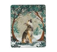 Alfombrilla De Ratón Érase Una Vez Una Chica Que Amaba A Los Perros (Arte Retro) 25X30Cm Antideslizante Alfombrilla para Ratón Pequeña Alfombrillas De Mouse para Hogar Escritorio