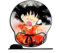 Alfombrilla de Ratón Ergonómica con Reposamuñeca Gel Acuarela Dibujos Animados Anime Sleeping Boy Almohadilla para Ratón Antideslizante Base de Goma Mouse Pad Juego para Ordenador Oficina Laptop
