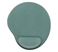 Alfombrilla de ratón ergonómica, pequeña almohadilla de gel para muñeca, adecuada para damas y niños, suave alfombrilla de ratón, con base antideslizante, para oficina y juegos en casa, trabajo (verde, 8.4 x 9.6 pulgadas)